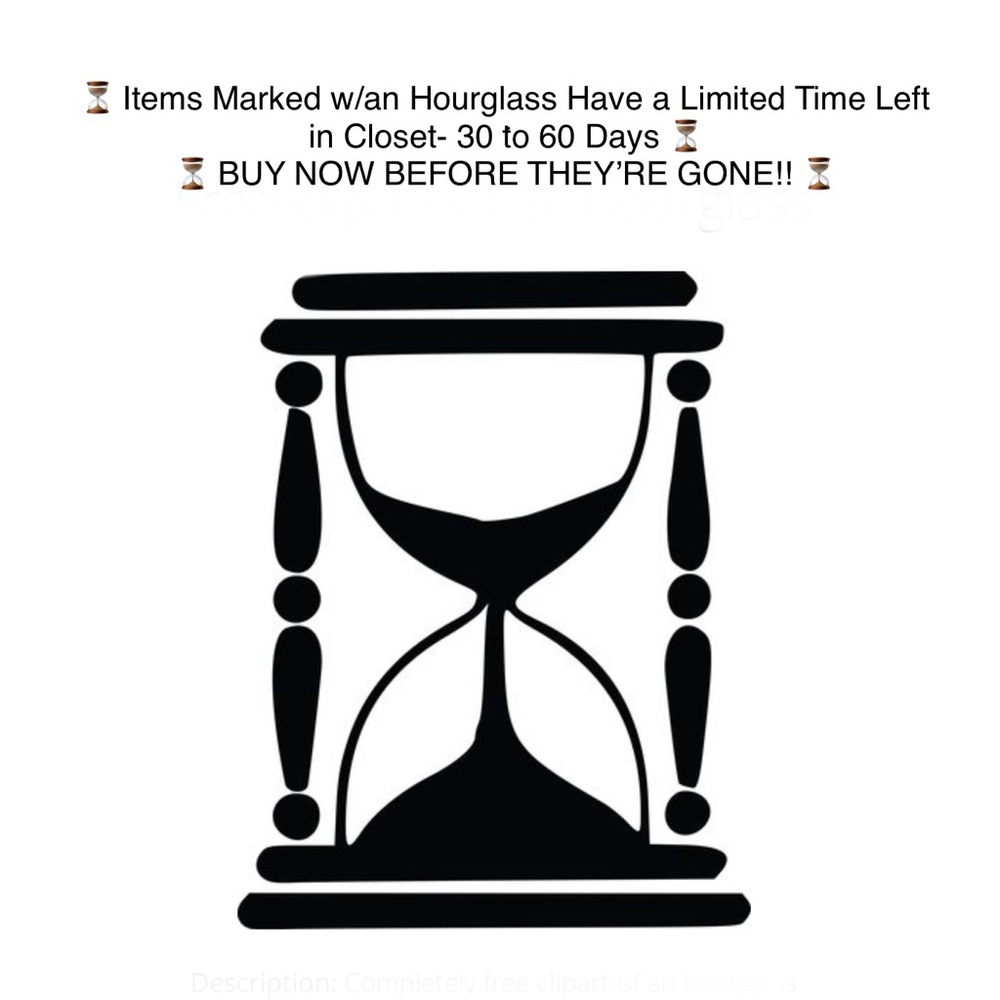 ⏳ TIME LIMIT ON SOME ITEMS ⏳